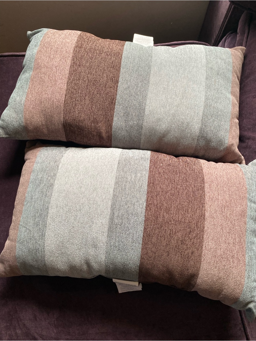 (2) NEW decorative pillows Studio JCP